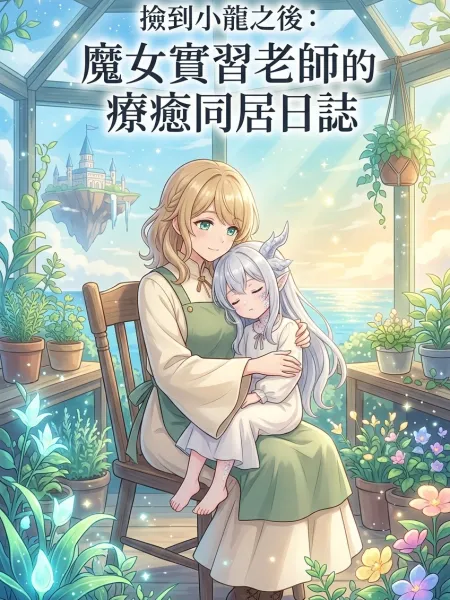 撿到小龍之後：魔女實習老師的療癒同居日誌 封面