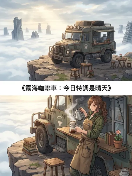 《霧海咖啡車：今日特調是晴天》 封面