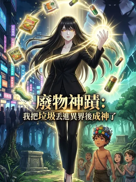 廢物神蹟：我把垃圾丟進異界後成神了 封面