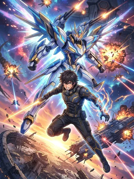垃圾星機神：從廢鐵場殺回星海 封面