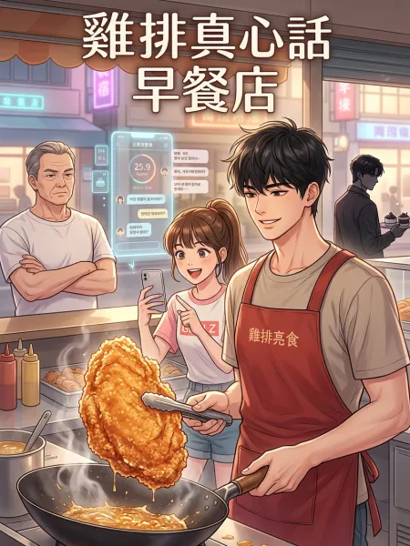 雞排真心話早餐店 封面