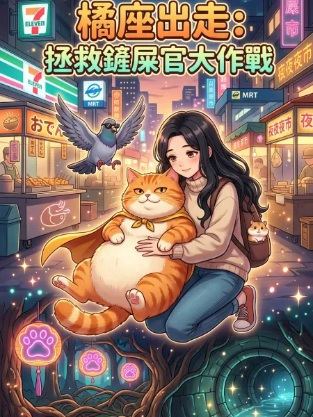 橘座出走：拯救鏟屎官大作戰 封面