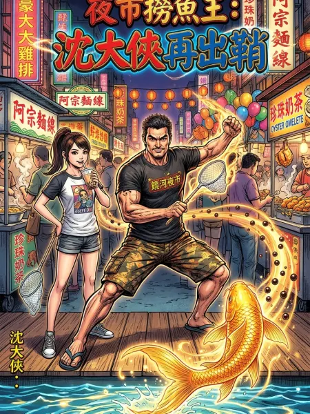 夜市撈魚王：沈大俠再出鞘 封面