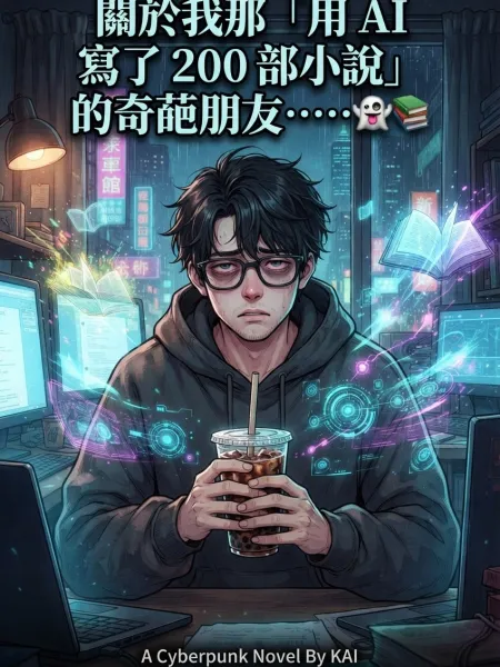 關於我那「用 AI 寫了 200 部小說」的奇葩朋友……👻📚