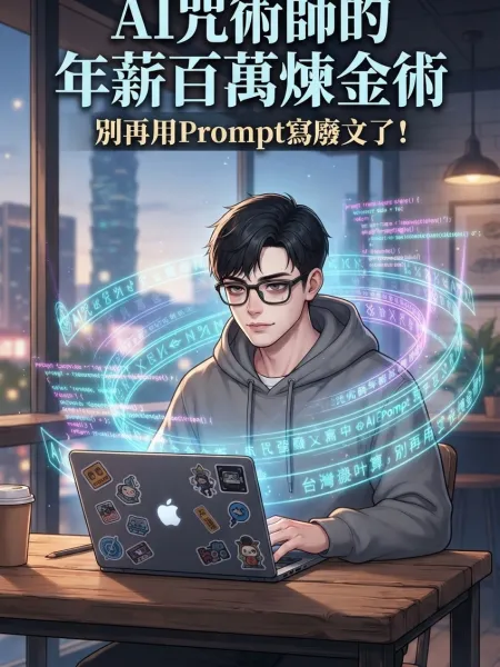 《AI咒術師的年薪百萬煉金術：別再用Prompt寫廢文了！》封面