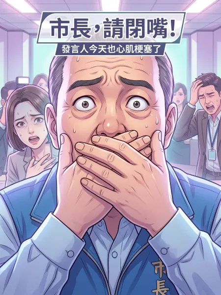 市長請閉嘴！發言人今天也在心肌梗塞