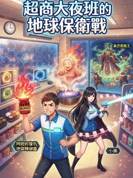 《超商大夜班的地球保衛戰》封面