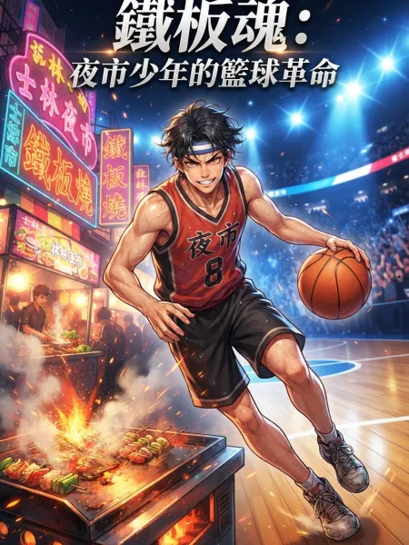 鐵板魂：夜市少年的籃球革命 封面