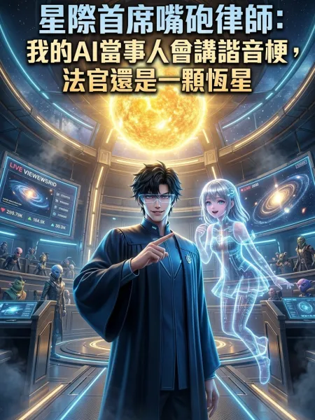 星際首席嘴砲律師：我的AI當事人會講諧音梗，法官還是一顆恆星 封面