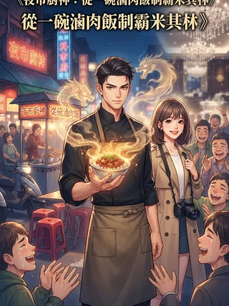 《夜市廚神：從一碗滷肉飯制霸米其林》 封面