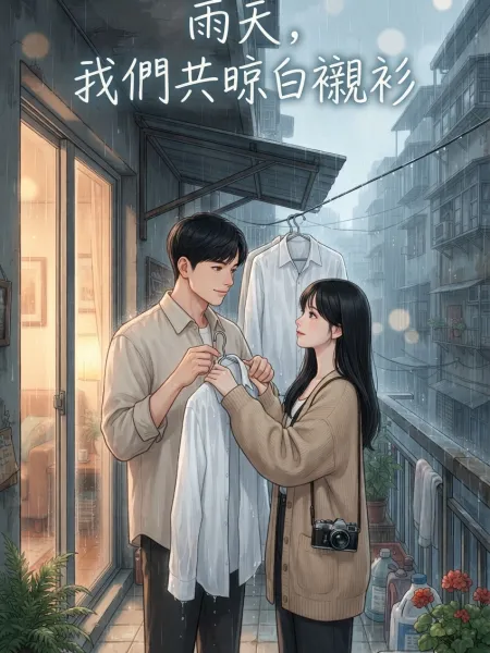 雨天，我們共晾白襯衫 封面