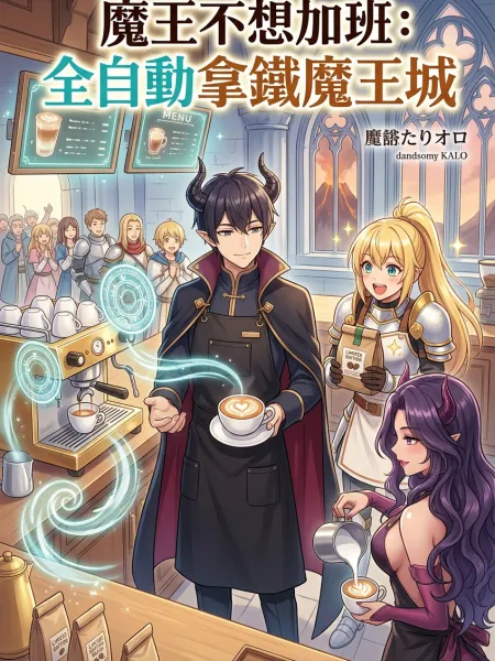 《魔王不想加班：全自動拿鐵魔王城》封面