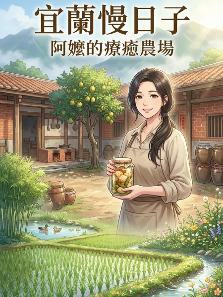 宜蘭慢日子：阿嬤的療癒農場 封面
