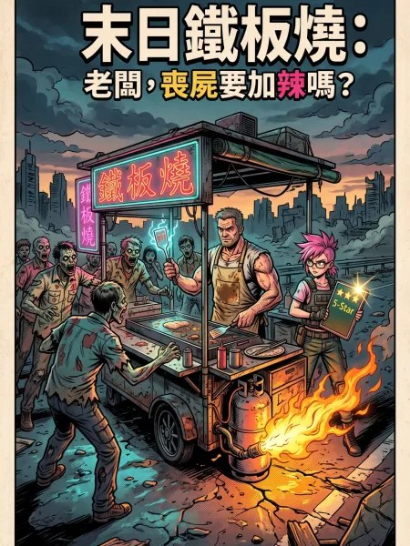 末日鐵板燒：老闆，喪屍要加辣嗎？ 封面