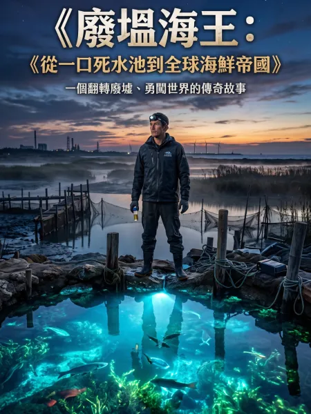 《廢塭海王：從一口死水池到全球海鮮帝國》 封面