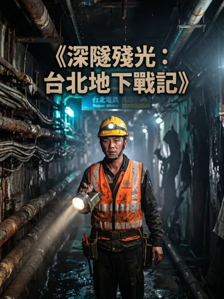 《深隧殘光：台北地下戰記》 封面